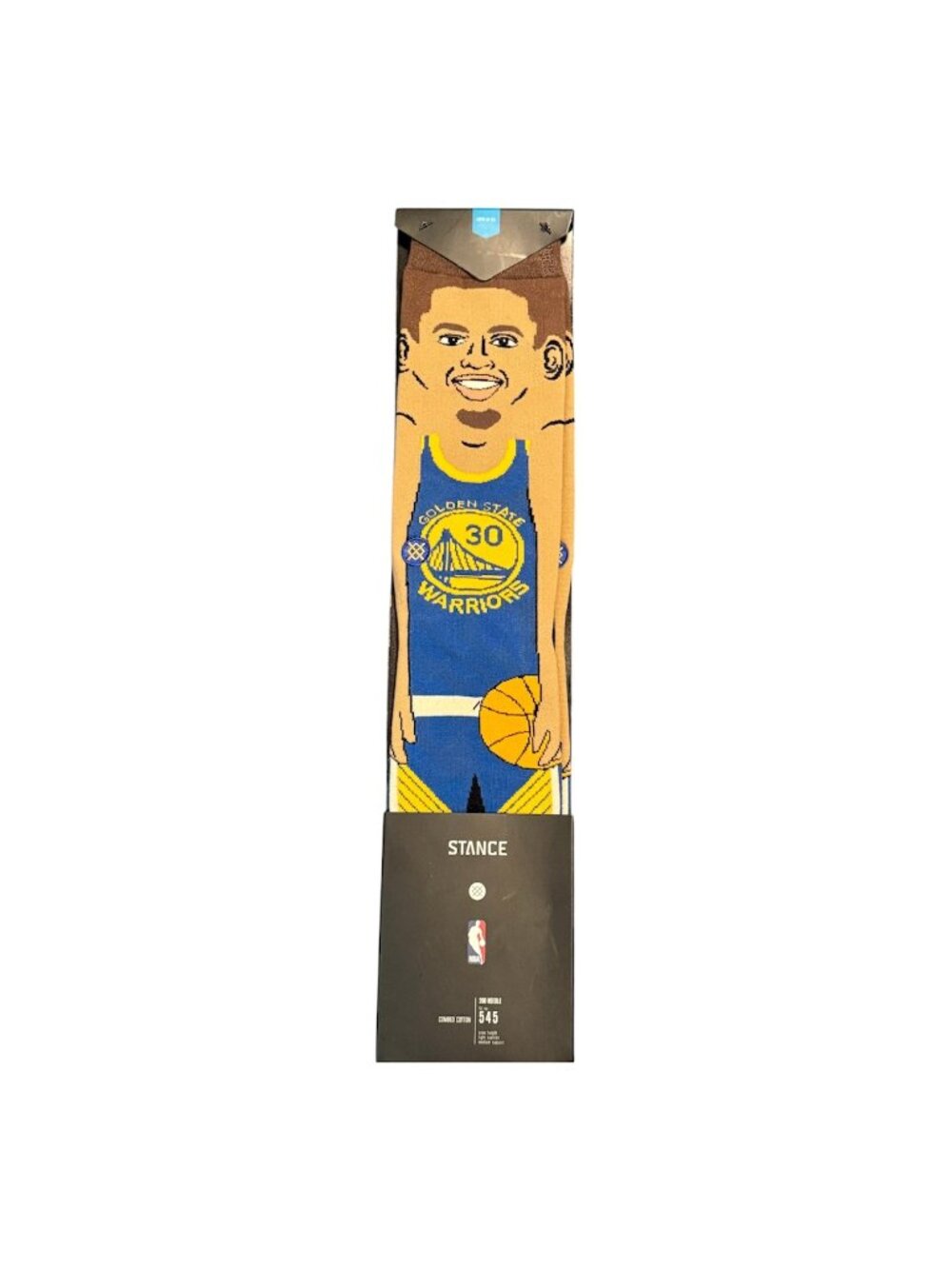 Nwt Stance Men's Steph Curry Golden State Warriors Cartoon Socks Sz L Check Desc
